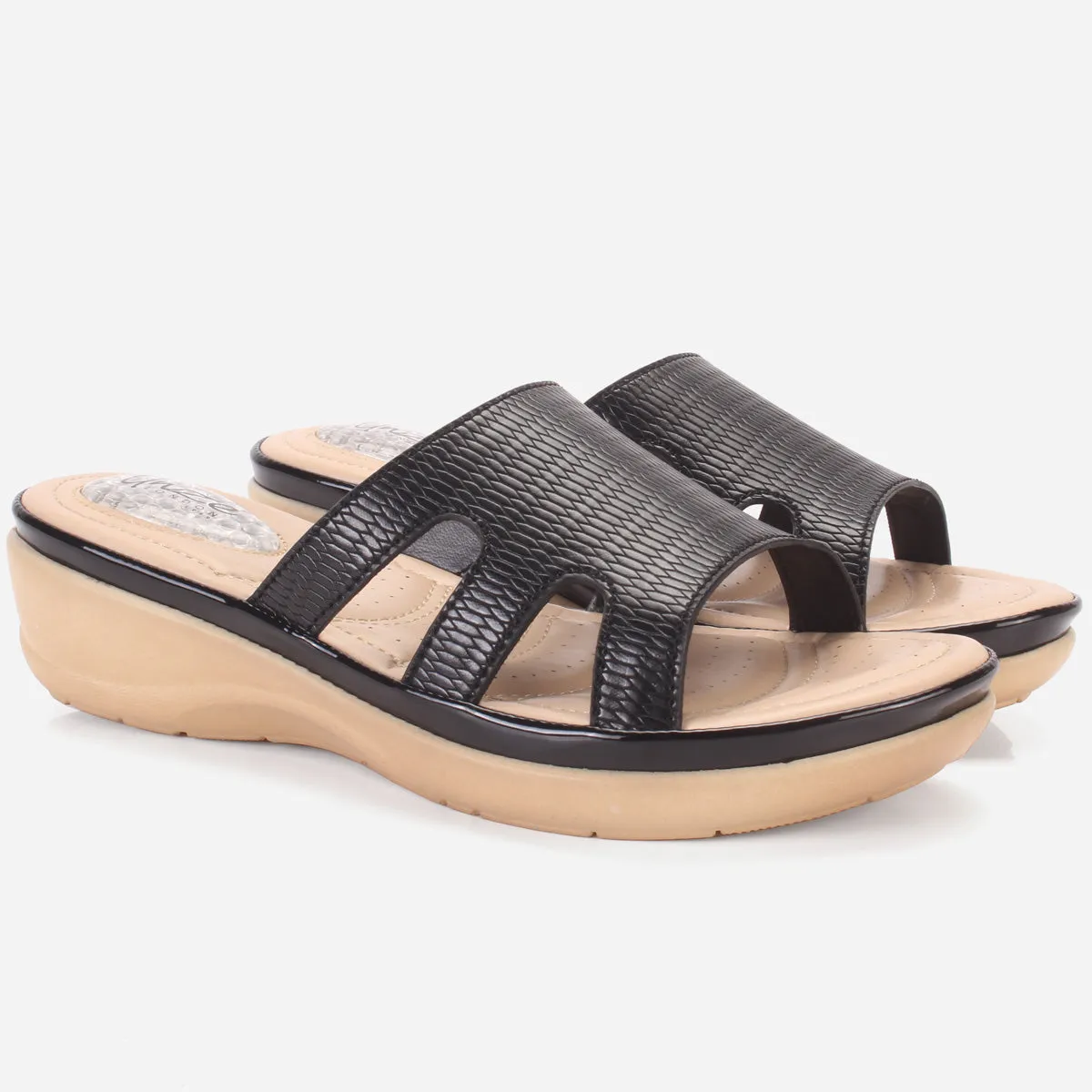 Women's "HUIX" Casual Everyday Wedge Slippers