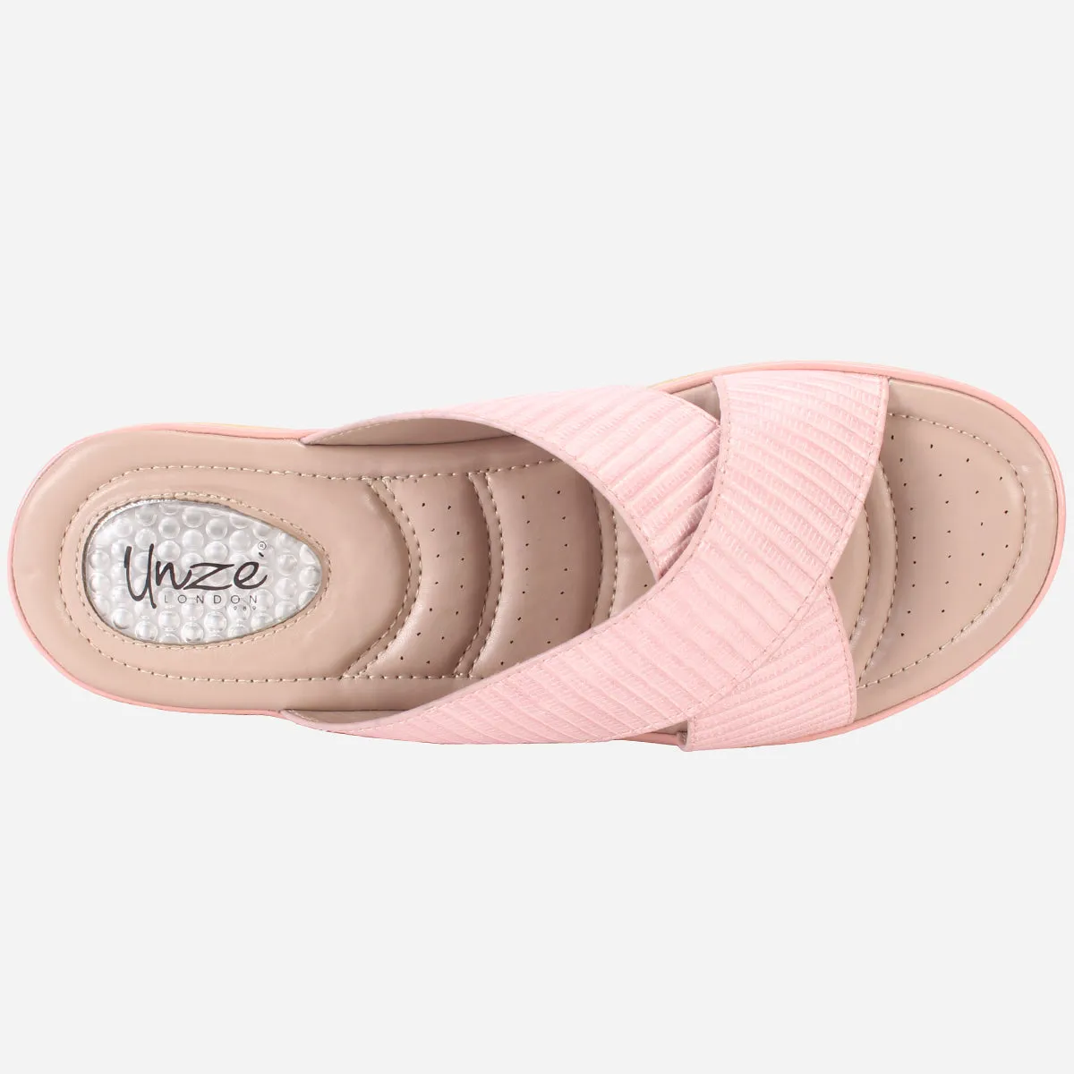 Womens "JOSEPHINE" Comfy Summer Wedge Slippers