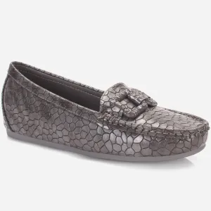 Womens "NOOHRY" Wedge Comfy Slide In Moccasins
