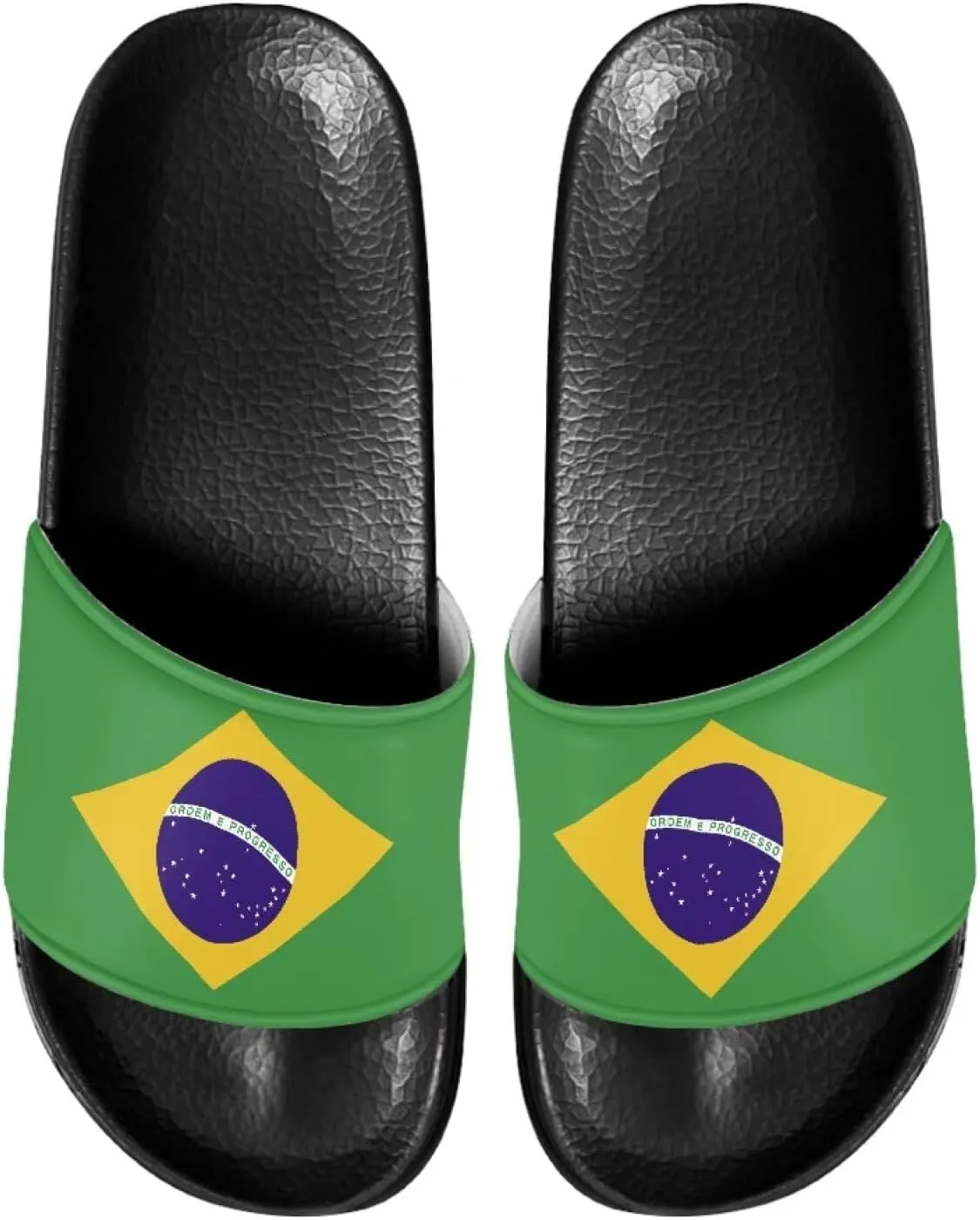 Womens Summer Black Flat Shoes EVA Anti-Slip Sole Shower Shoes Pool House Beach Slide Sandals Offering Great Comfort Slippers With Soft Leather
