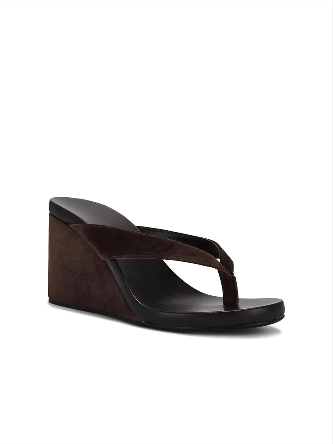 Women's Wedge Heel Flip Flops Comfy Lightweight Sandals Beach Casual Slide Shoes with Platform Open Toe for Outdoor Indoor Daily Wear
