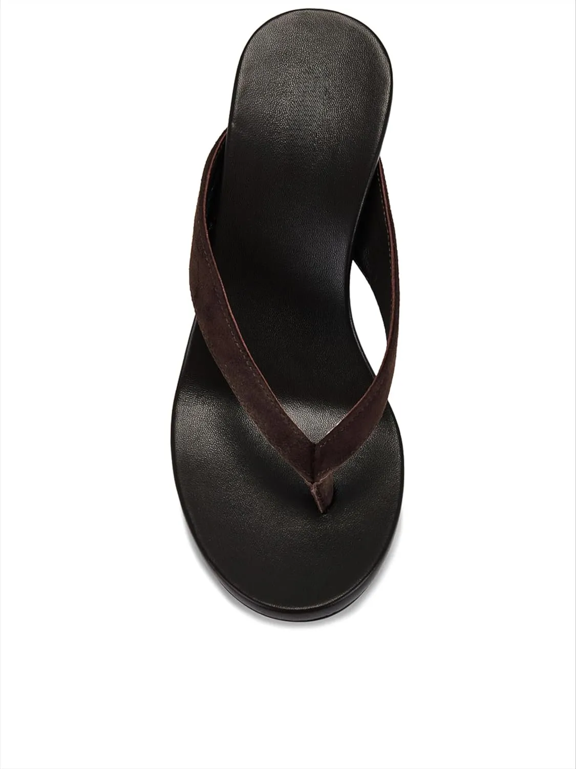 Women's Wedge Heel Flip Flops Comfy Lightweight Sandals Beach Casual Slide Shoes with Platform Open Toe for Outdoor Indoor Daily Wear