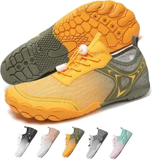 XNIRON Hike Barefoot Shoes for Womens Men,Quick Dry Water Shoes,Beach Pool Aqua Swim Surf Hiking Walking Shoes,Non-Slip Athletic Footwear Wide Toe Water Shoes