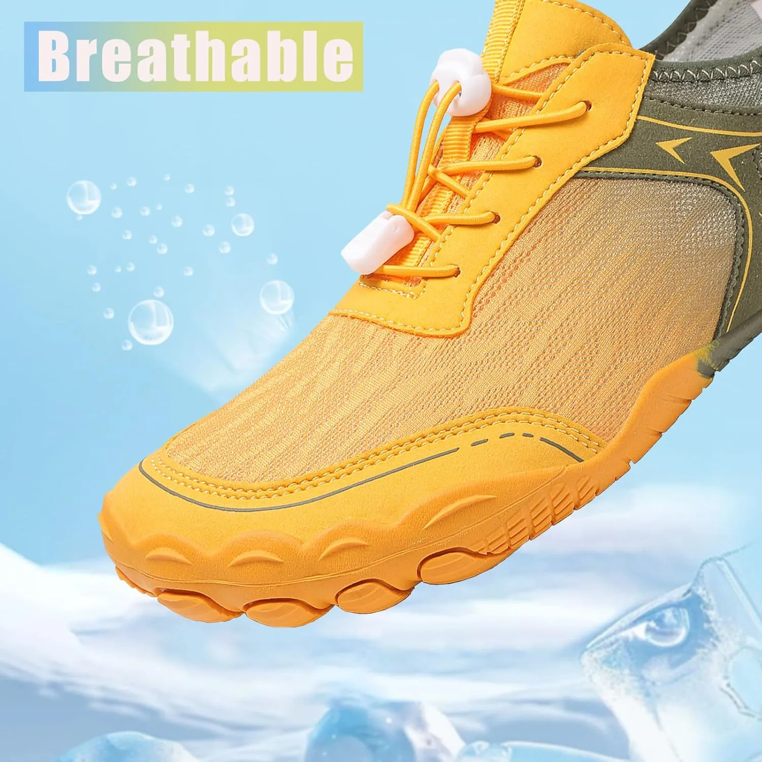 XNIRON Hike Barefoot Shoes for Womens Men,Quick Dry Water Shoes,Beach Pool Aqua Swim Surf Hiking Walking Shoes,Non-Slip Athletic Footwear Wide Toe Water Shoes