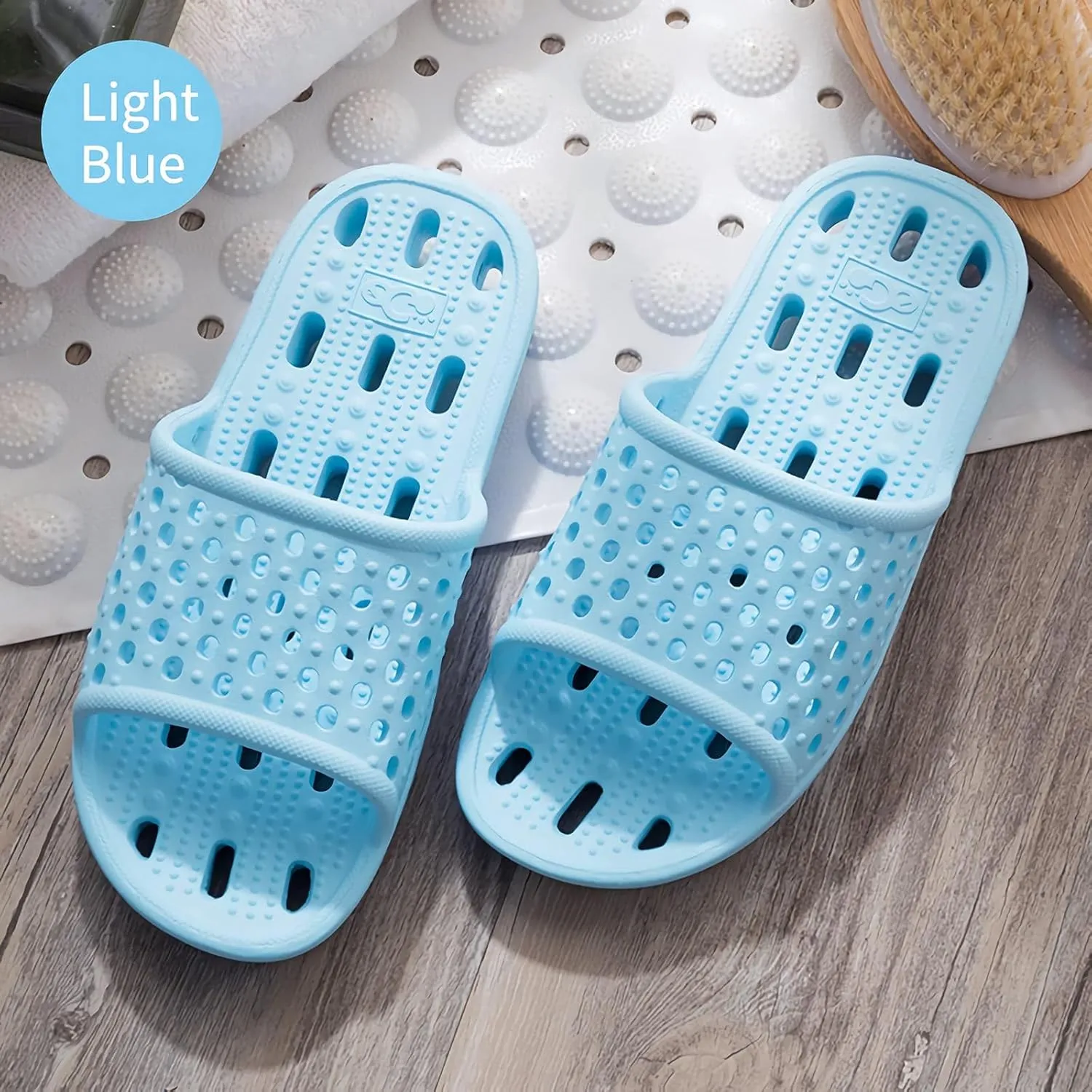 Xomiboe Shower Shoes Quick Drying Non-Slip Comfortable Men Women House Slippers