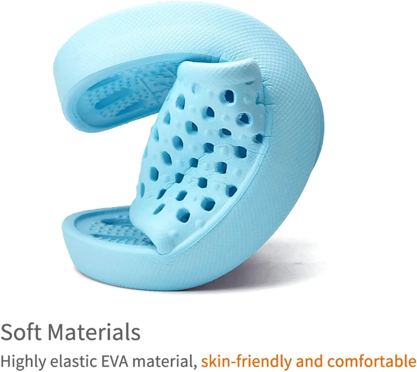 Xomiboe Shower Shoes Quick Drying Non-Slip Comfortable Men Women House Slippers