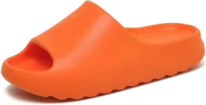 XTJSCBDSH Cloud Slides for Men and Women, Quick Drying Slippers Shoe Open Toe Thick Soft, Platform Slide Sandals Daily Shower Sandals, Non-Slip Bathroom Slippers Summer for Indoor & Outdoor