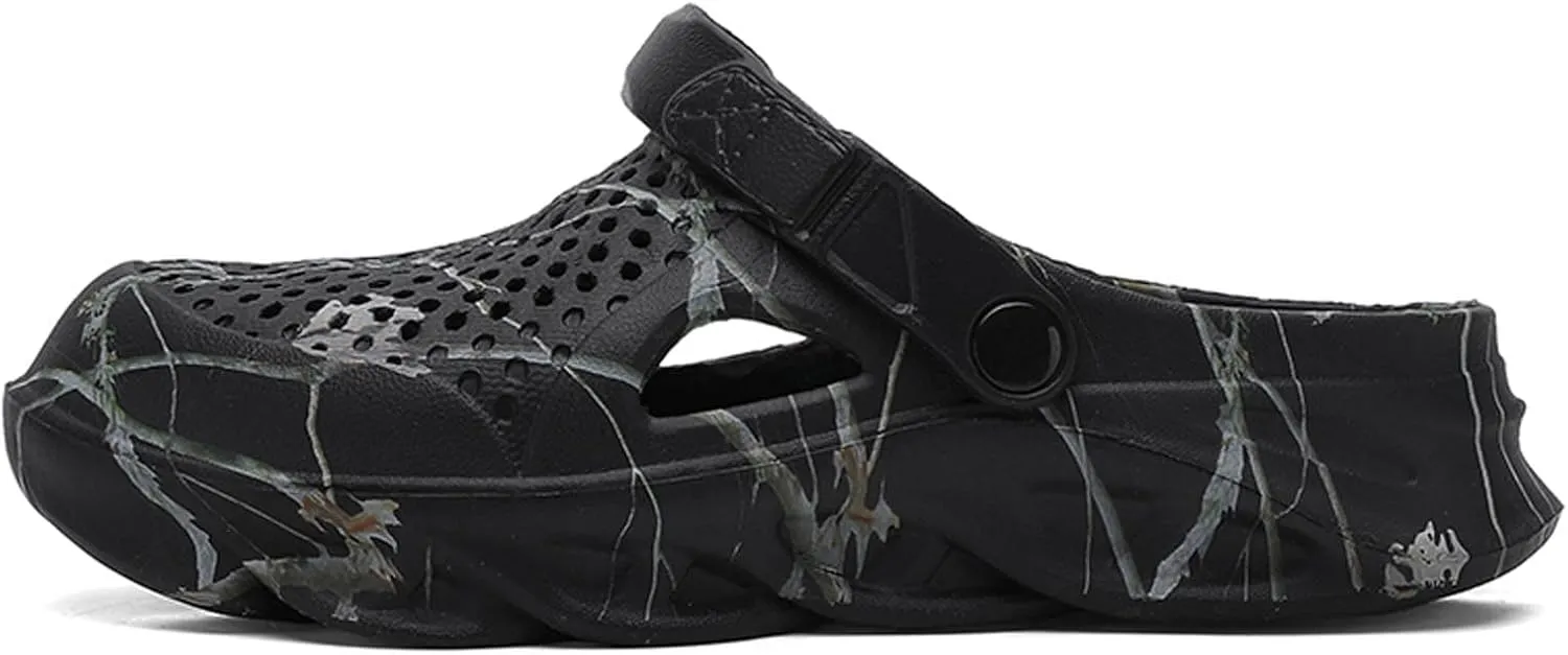 YUKTOPA Mens Garden Clogs Mules Anti-Slip Water Shoes Breathable Sandals Outdoor Beach Shower Slippers