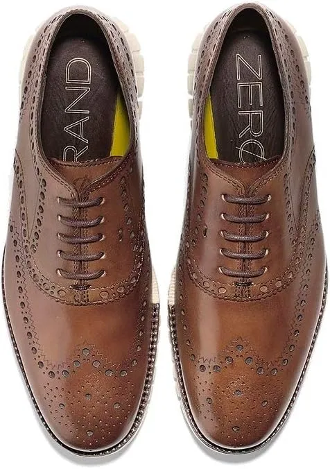 ZEROGRAND Mens Wingtip Oxford